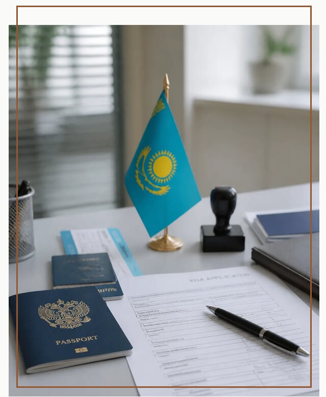 Оформление визы в Казахстан для поездки и работы в Миассе