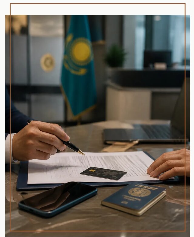 Открытие счета и банковской карты в Казахстане в Миассе